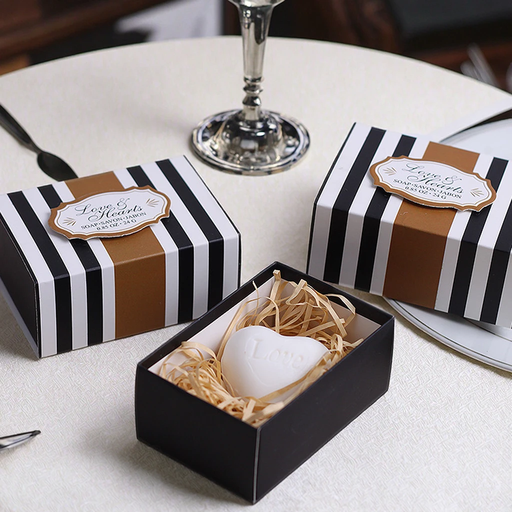 Love Heart Soap in Gift Box Wedding Baby Shower Party Favor
