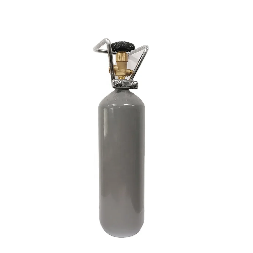 Portable 2kg co2 gas cylinder steel co2 bottle with co2 valve| Alibaba.com