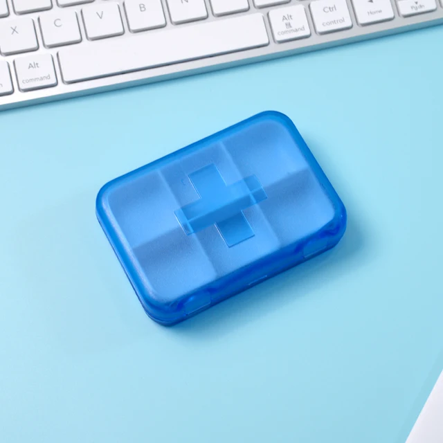 OEM Customized Hot Selling Rainbow Pill Storage Box Plastic Medicine Box