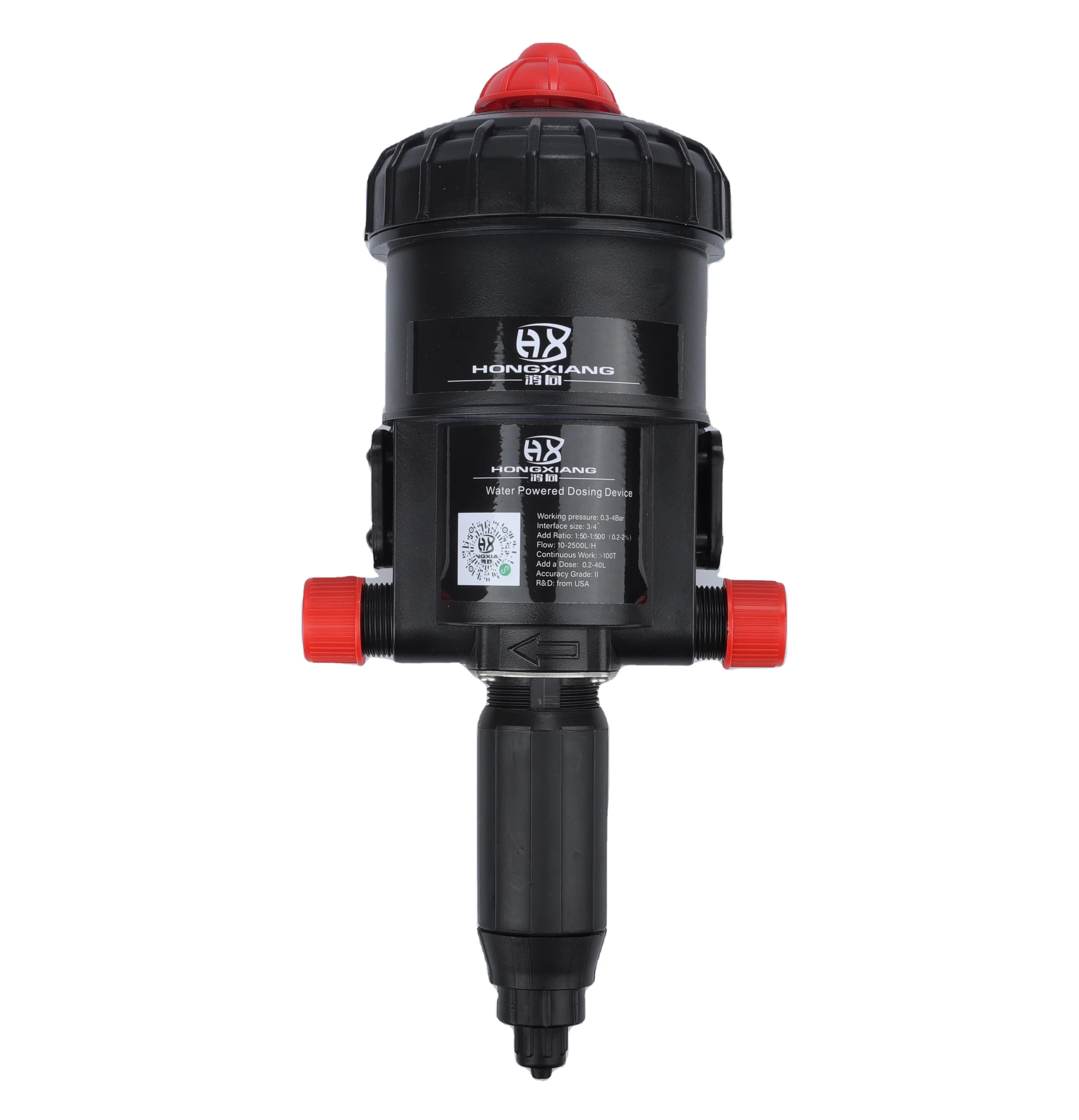 0 2-2% инжектор для удобрений капельного орошения с водяным дозирующим насосом без обратного потока распределителем жидкости