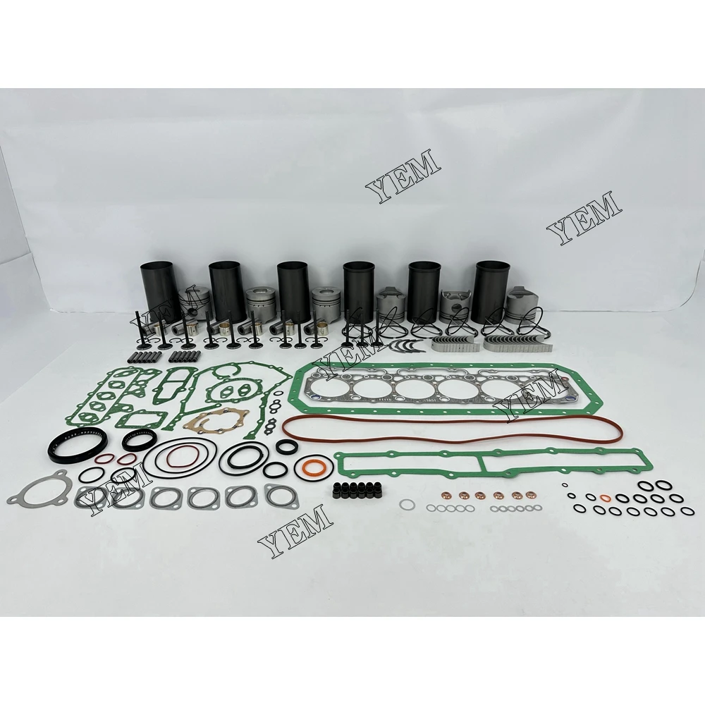 For Hino W06D Cylinder Liner and Gasket Kit With Bearing Valve Guide Engine Parts Factory
