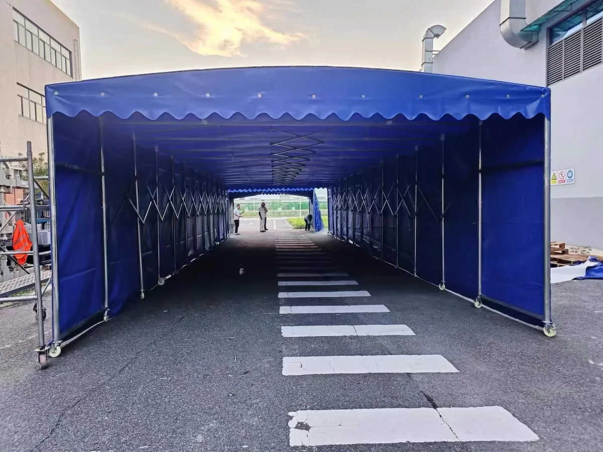 Customizable Galvanized Steel Frame Car Tent PVC Canopy with Waterproof Roof Canvas Outdoor Use Wholesale Folding Garage Shelter