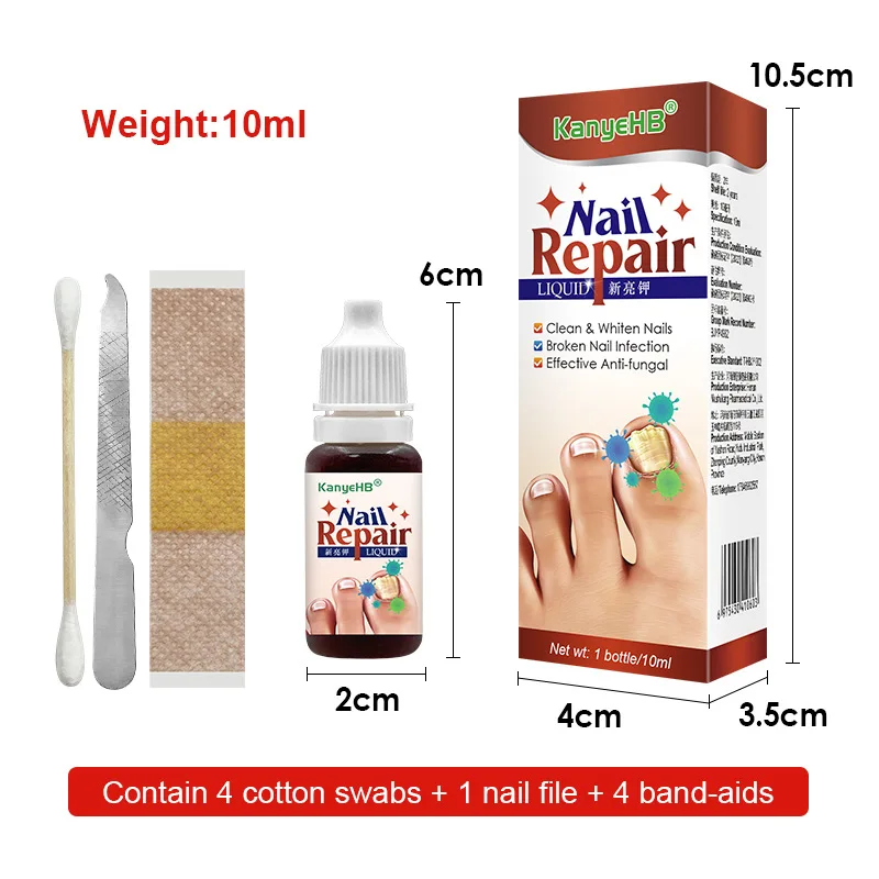 Kanyehb Grey Toenail Liquid Hand Nail Toenail Liquid Grey Nail Net