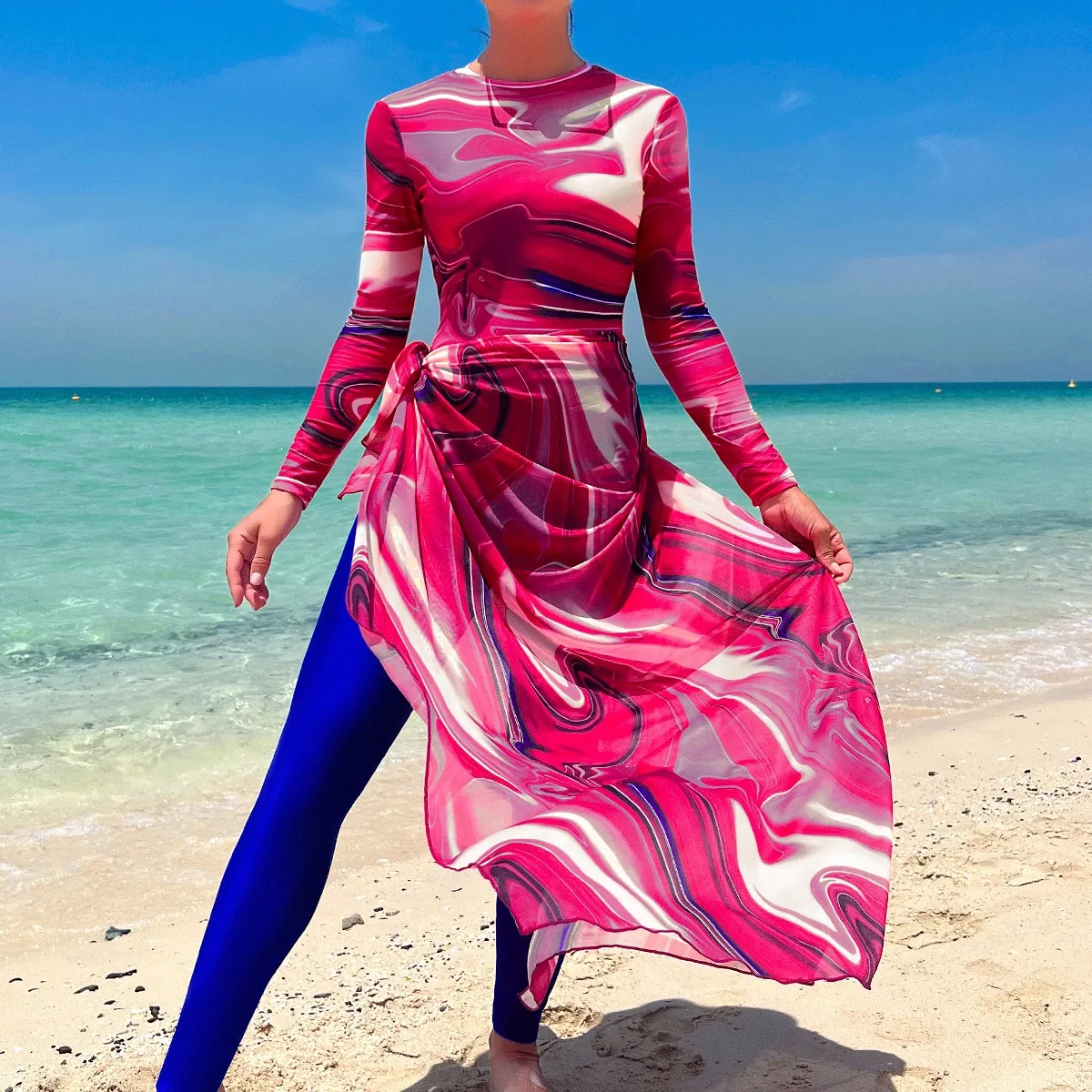 Muslim Swimwear Marina Modest Women Girls Muslim Swimsuit Full - Main Image
