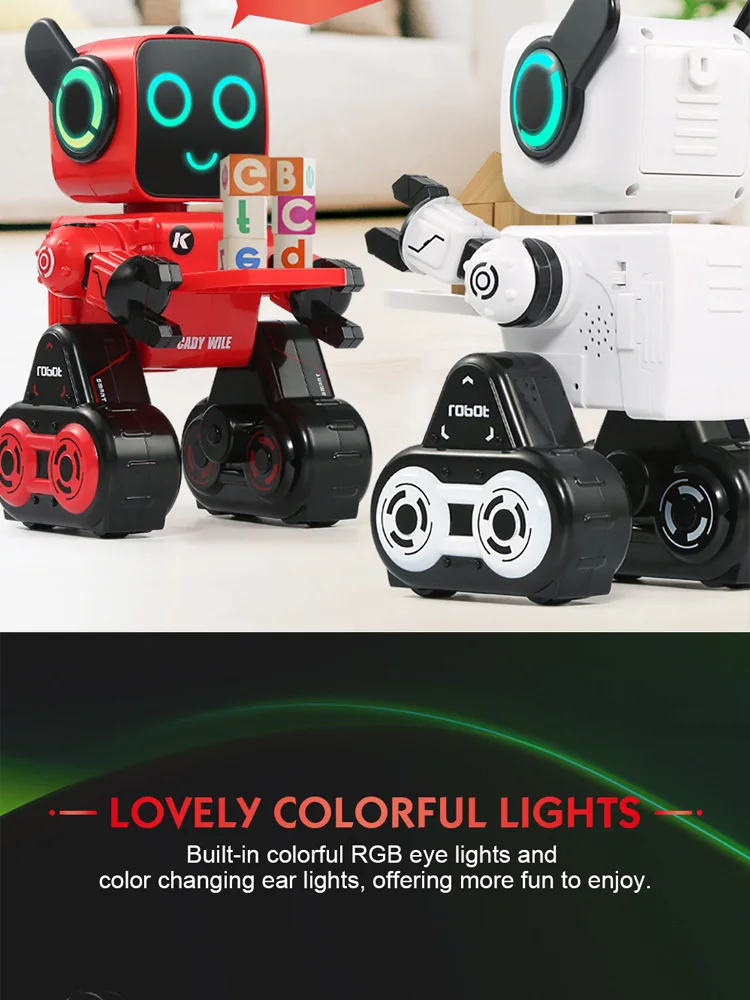 Children Rc Robot 2.4g Intelligent Smart Touch Sound Interaction