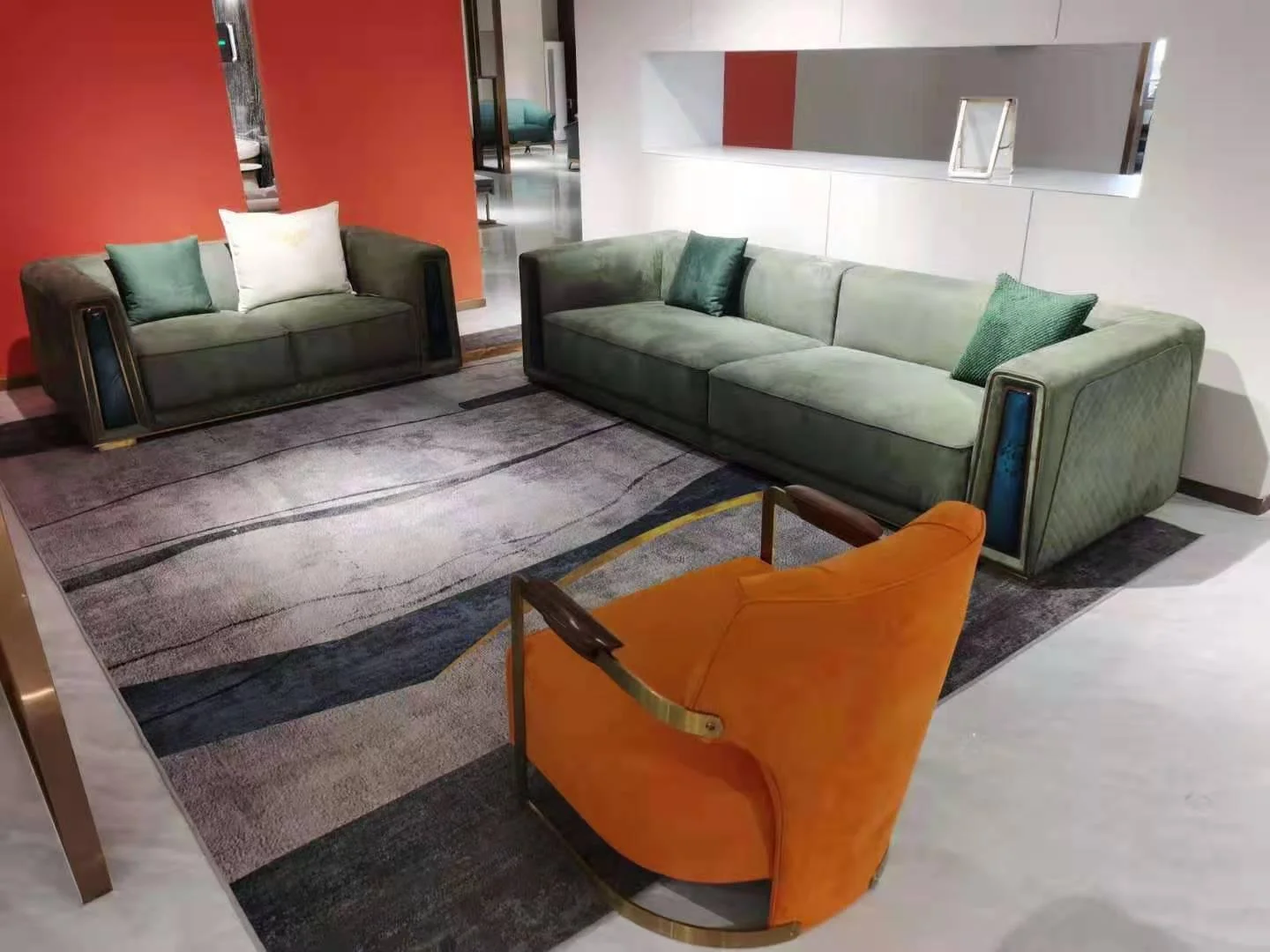 China Home Decor Furniture Sofa Sets Living Room Leather Designer Home