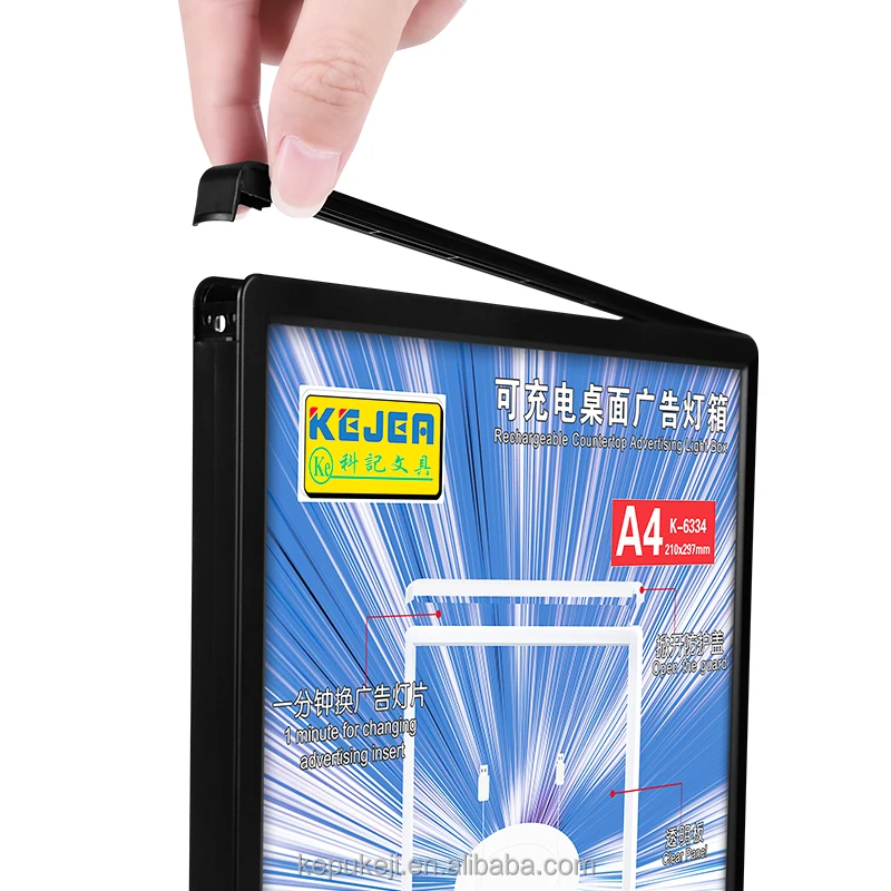 Rechargeable Desktop Advertising Drawing Light Box Luminous Board Bar Double-sided Lighting Billboard Light Box