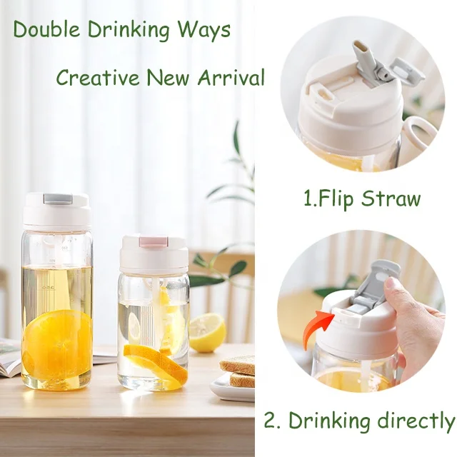 One Way Cups Iinmei Double Way Drink Cup - 450ml BPA FREE Tritan Cup