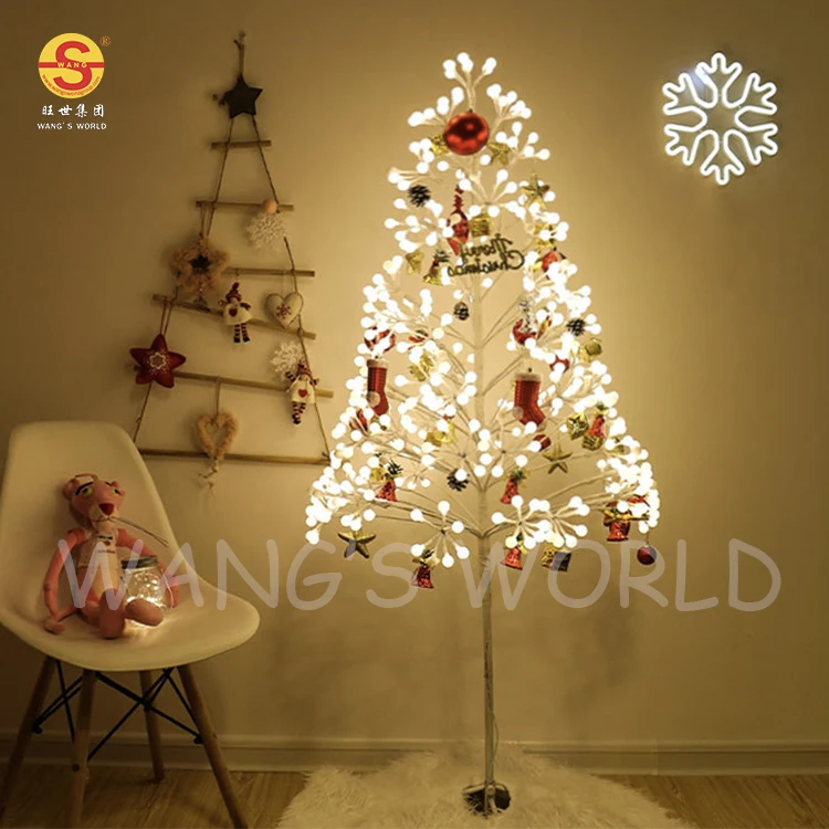 Artificial Christmas Tree Led Lights Diy Indoor Fairy Large Christmas