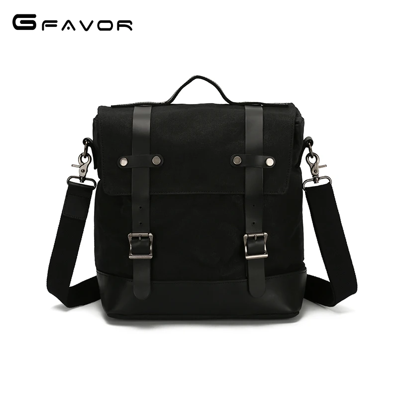 Vintage Canvas Leather Motorcycle Tool Bag