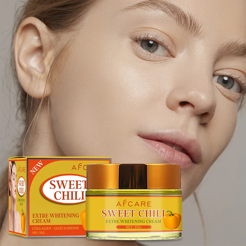 Organic Face Body Whitening Moisturizing Nourishing Cruelty-free Cream  Collagen Centella Niacinamide Sweet Chili Customized Name