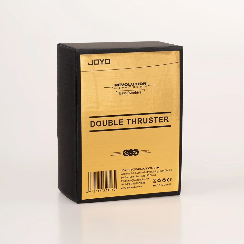 Joyo R-28 Double Thruster Bass Overdrive Pedal For Sharp Tone