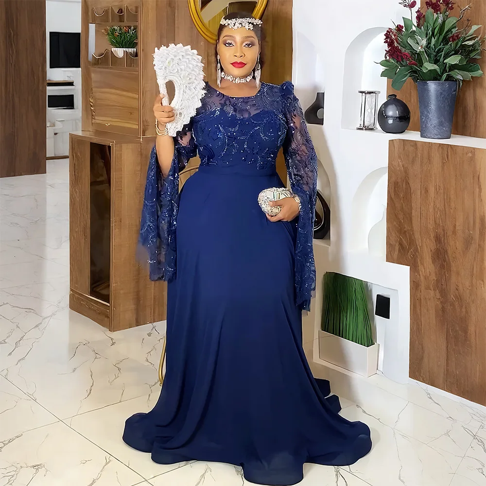Wholesale African Dresses Wedding Gowns Elegant Women Plus Size Clothing Luxury Rhinestone Maxi Big Size Ladies Night Dresses Wholesale African Dresses Wedding Gowns Elegant Women Plus Size Clothing Luxury Rhinestone Maxi Big Size Ladies Night Dresses