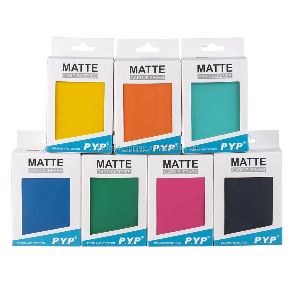 Solid Color Card Sleeves - Deck Protectors for TCG & MTG