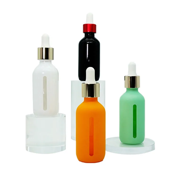 150ml Frosted Glass Serum Essential Oil Dropper Bottles OEM Color Logo