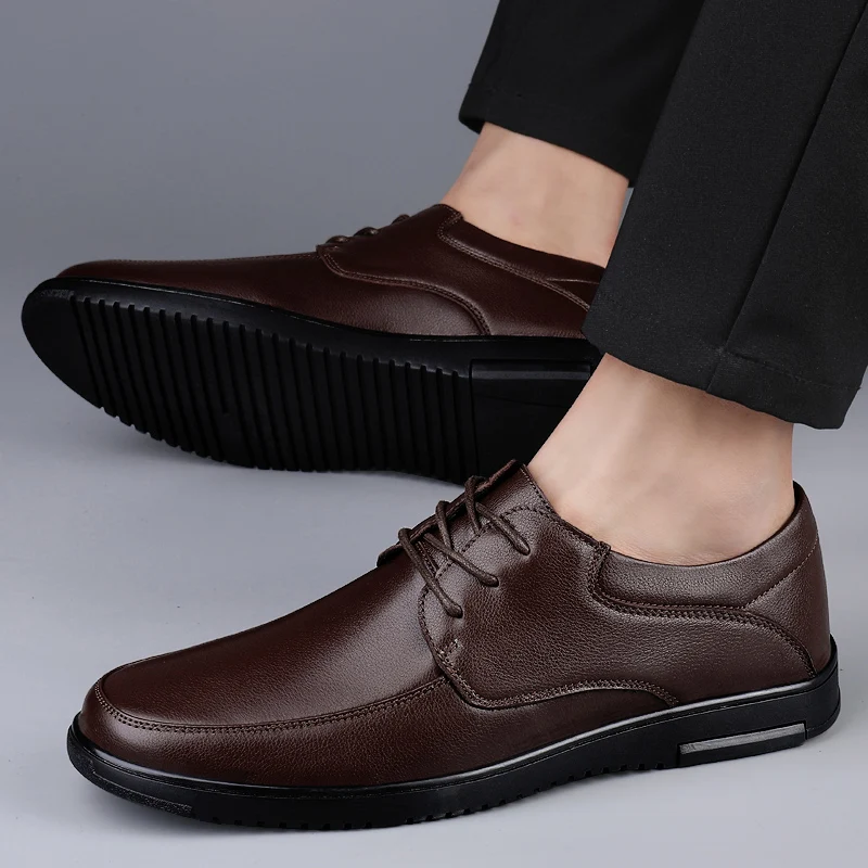 High Quality Genuine Leather Shoes Men Casual Driving Loafers Soft ...