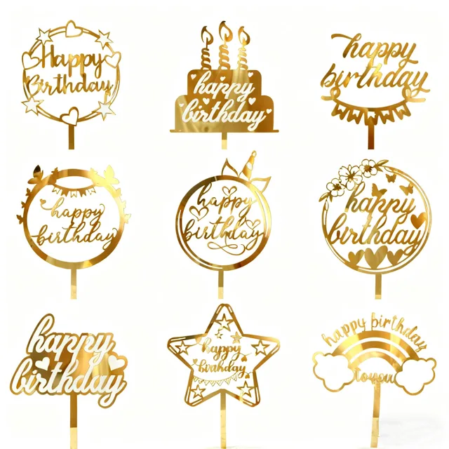 Happy Birthday Cake Decoration Plugin Birthday Cake Plugin Party Supplies Cake Sign Board Happy Birthday Cake Topper
