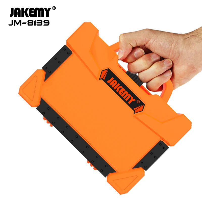 Jakemy Small Household DIY Repair Tool Box Set Customizable OEM Screwdriver Kit