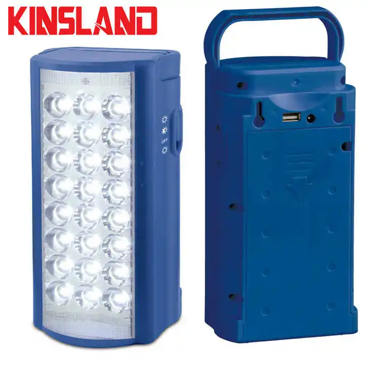Newest Portable 24PCS SMD LED Light Lantern 3.2V 4.5AH Lithium Battery Cold White Emergency Rechargeable Lantern