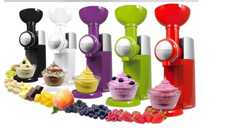 Mini automatic digital ice cream machine commercial small icecream maker for home DIY