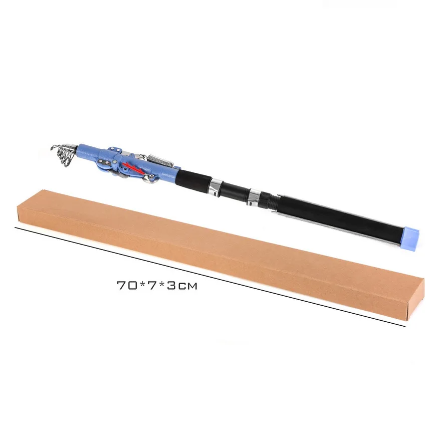 2.1m 2.4m 2.7m 3.0m海河湖不锈钢自动钓鱼竿全新设计