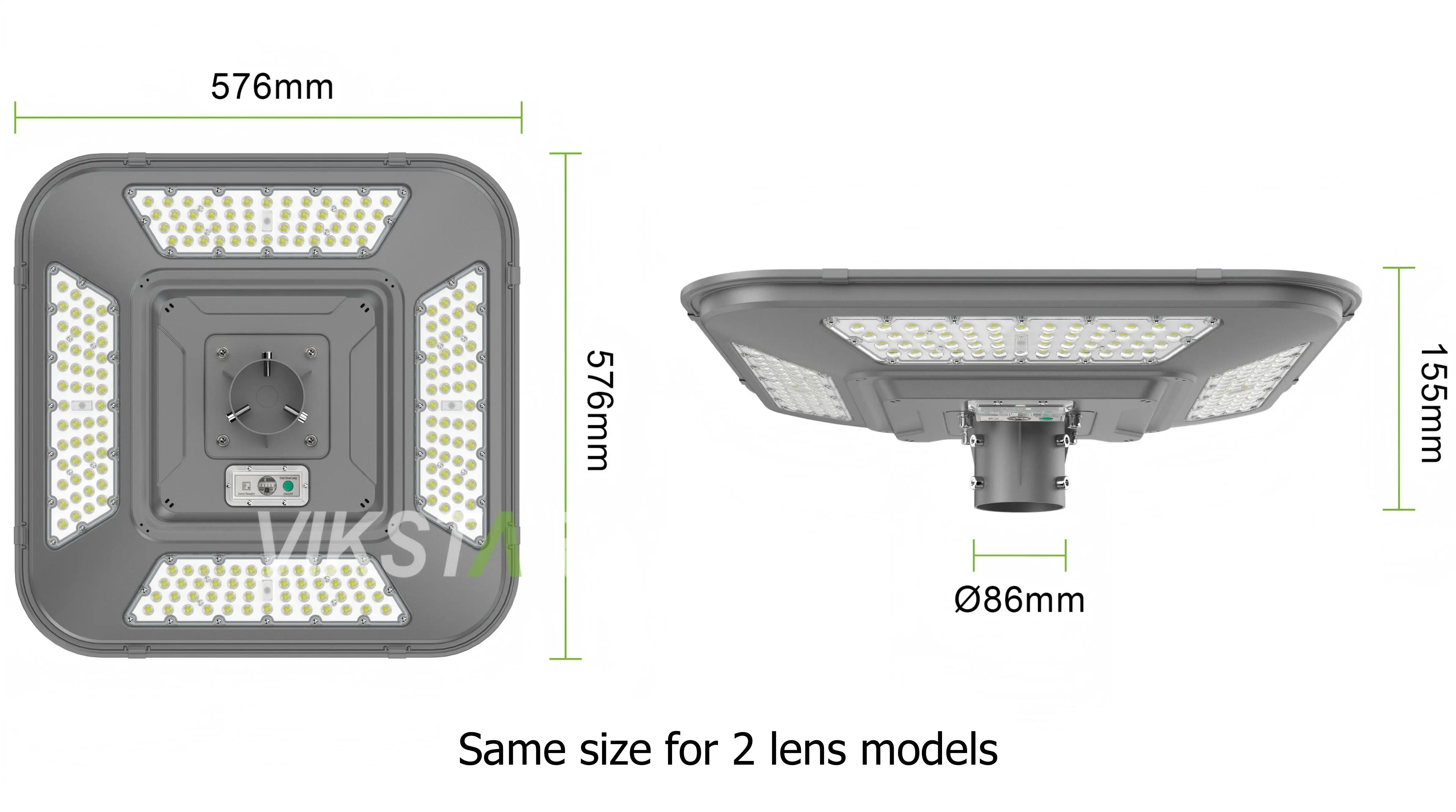 Outdoor IP66 Street Lamp Lawn Patio Yard Walkway Landscape Waterproof With Remote Control 15