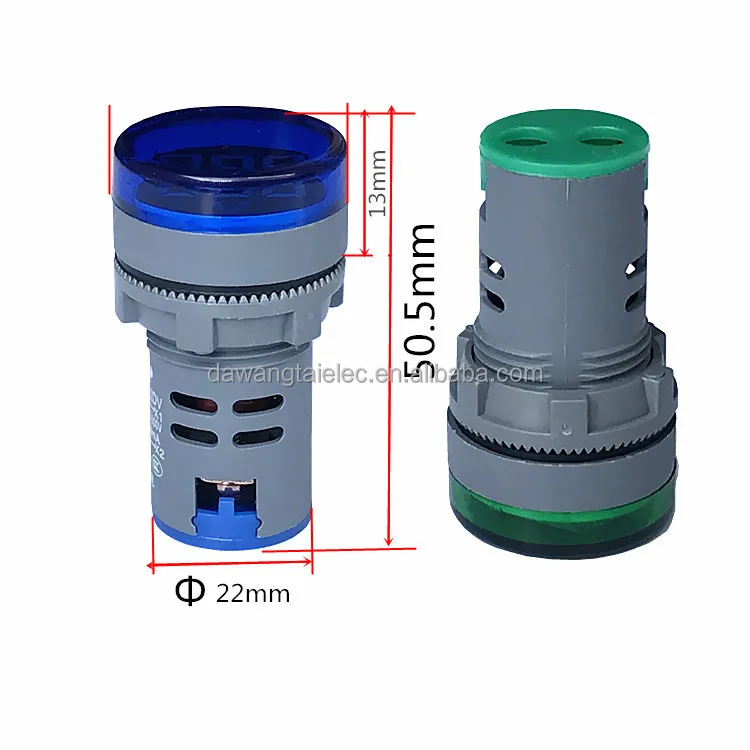 Oxad16 Led Ac Voltmeter Signal Lights Digital Display Gauge Volt