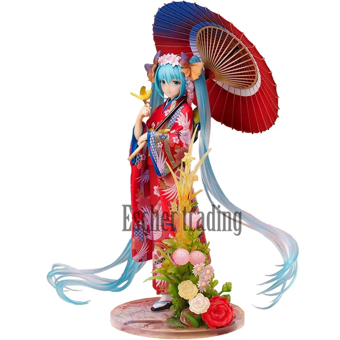 Цветное кимоно 1/8 фигурка сильнее Мику