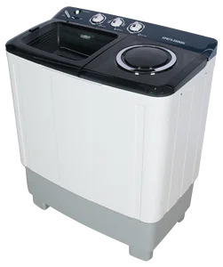 Dark Brown Costway  Double  Tub  Washing Machine
