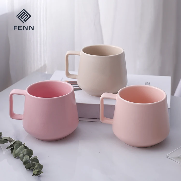 FENN wholesale ceramic mug custom drinkware restaurant cafe used 200ml pottery mug porcelain coffee mugs korean cups as for gift