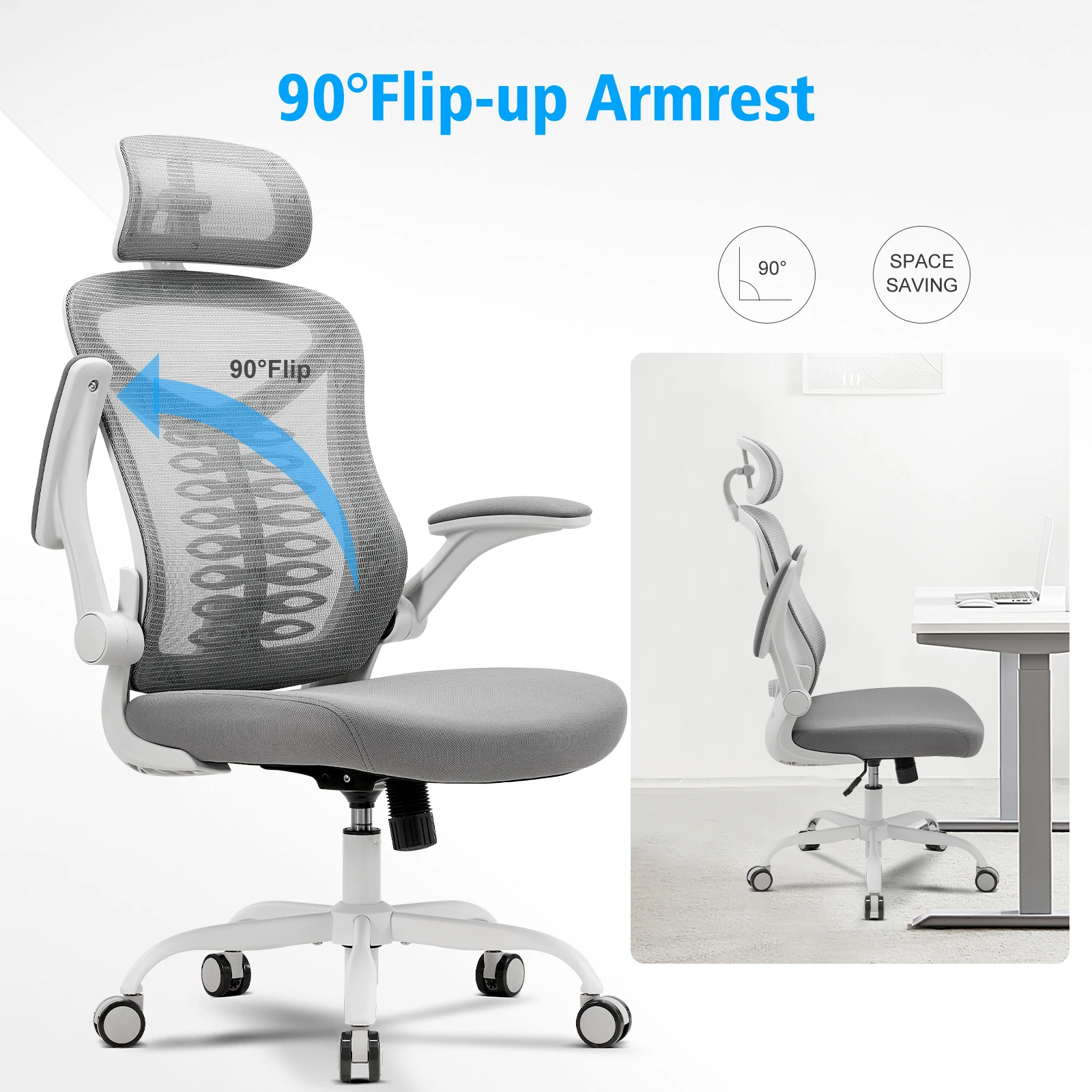 Modern Lift Office Chair Ergonomic Armchair Swivel Design With ...