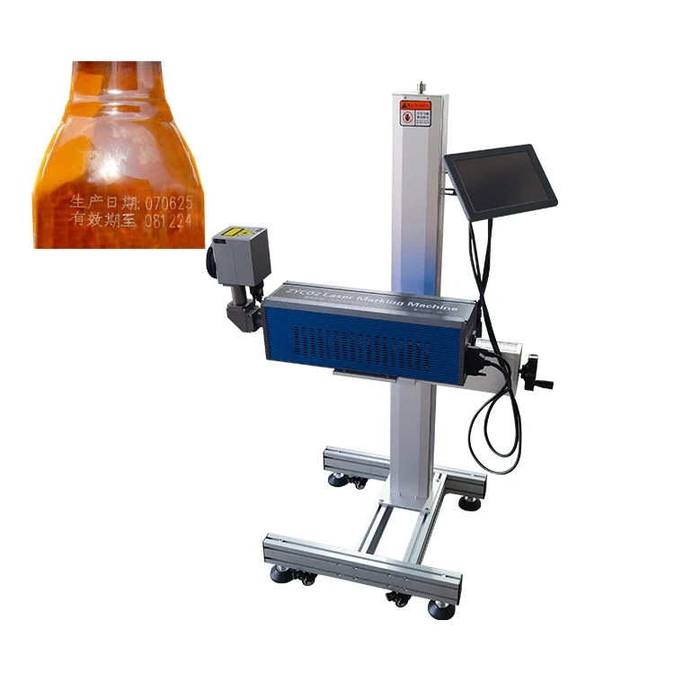 Digital Expiry Coding Validity Laser Marking Engraving Machine for Qr Hs Code Expired Date and Production Printer on Pet Bottle