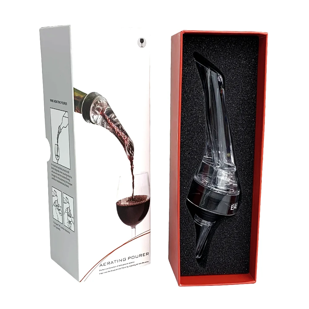 Eagle Red Wine Decanter Aerating Bottle Cork Stopper Quick Spout Eco-Friendly 5-10cm Diameter Professional Wine Aerator Pourer with Custom Logo
