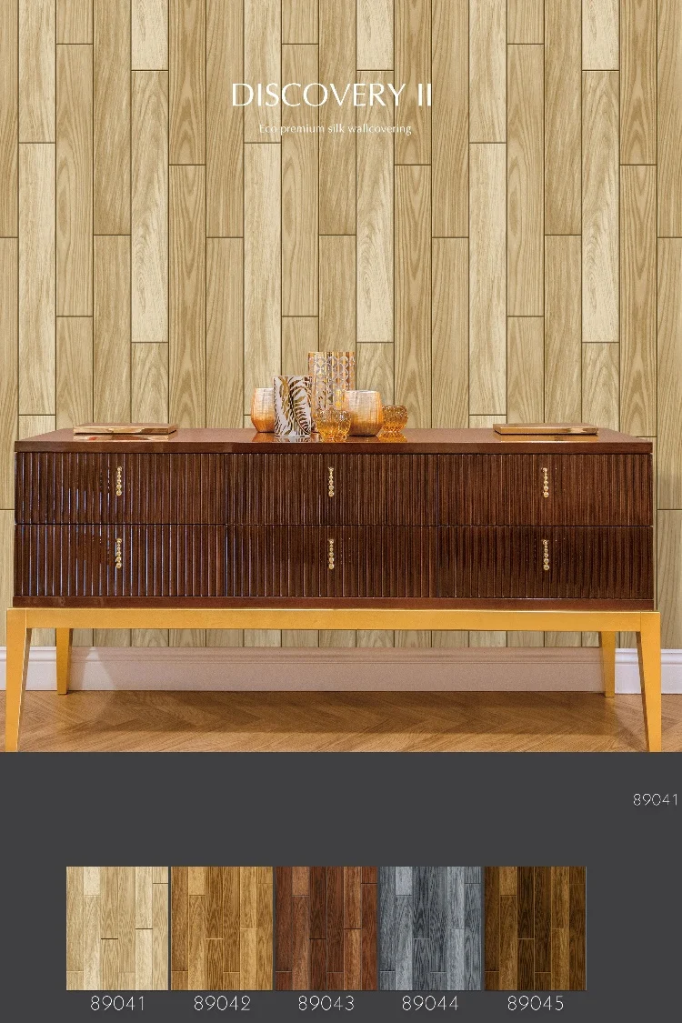 Minimalism 3d Waterproof Simple and Elegant Nordic Antique Brick Wood Cement Grey Wallpaper