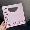 Pink jewelry tote bag 21x20x10cm