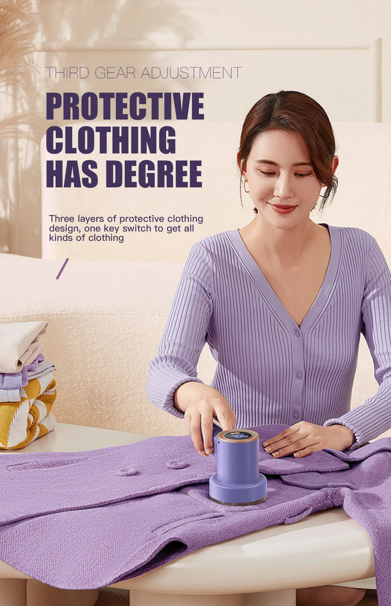 Usb Plastic 2 In 1 Knit Fuzz Electric Lint Remover Rechargeable Mini