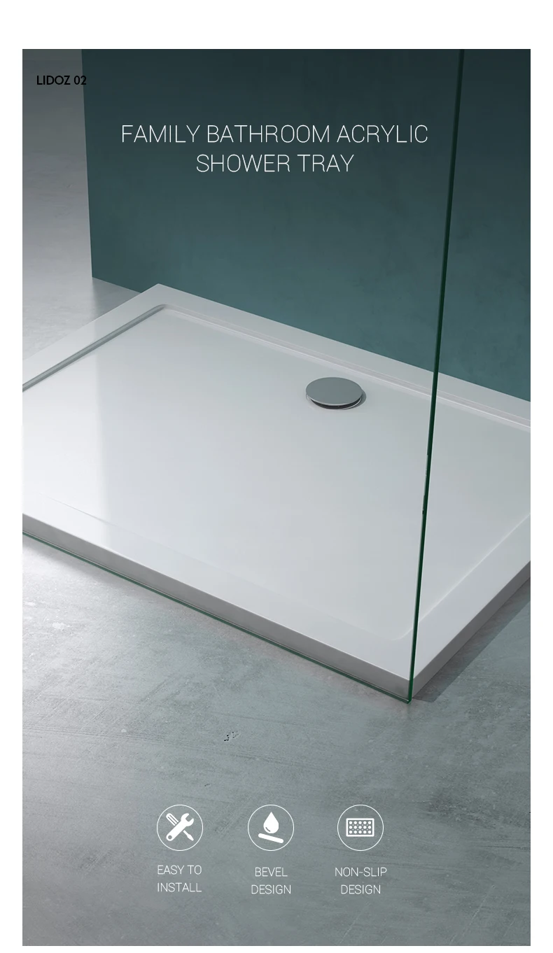 Shower Base,Deep Shower Base Tray Durable Cn;zhe Corner Square New