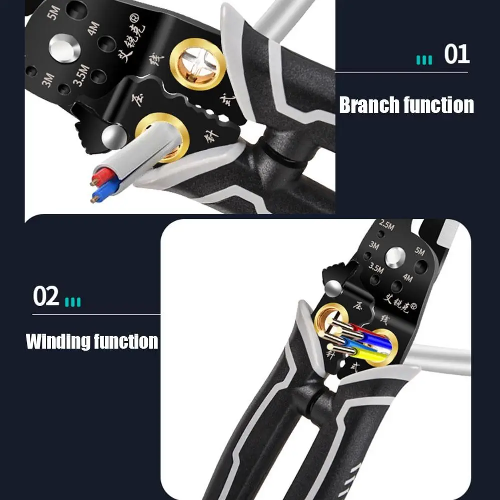 Electrician's Choice Copper Wire Stripper & Splitting Tool with Clamping Feature for Electrical Equipment