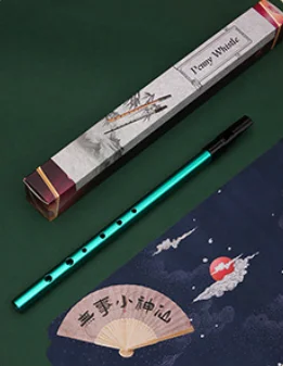 Irish Whistle C Key 6 Holes Flute Penny Whistle Stainless Steel Wind Musical Instruments aperçu 9