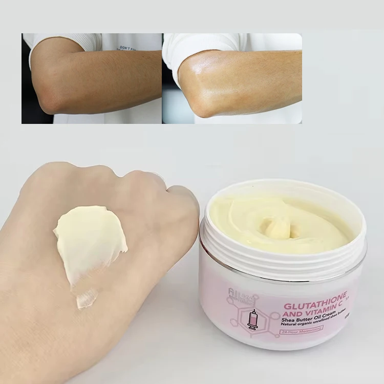 china glutathione cream China Beauty Moisturizing 100g Cream Organic Vitamin C Shea Butter Skin  Care Body Face Oil Cream Shea Body Butter