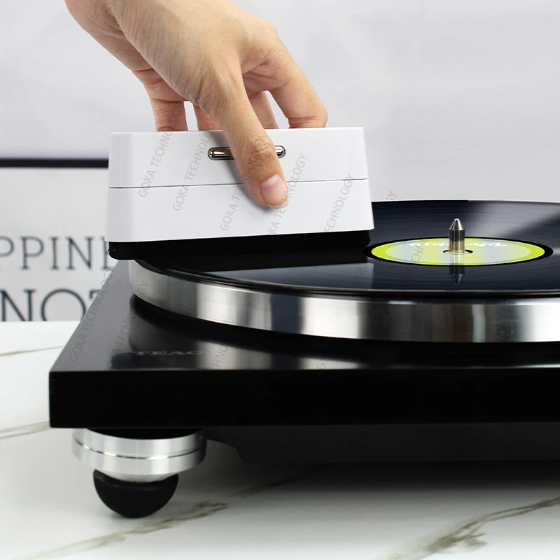 Anti Static Carbon Fiber Record Brush 2in1 Record Cleaning Brush Dust