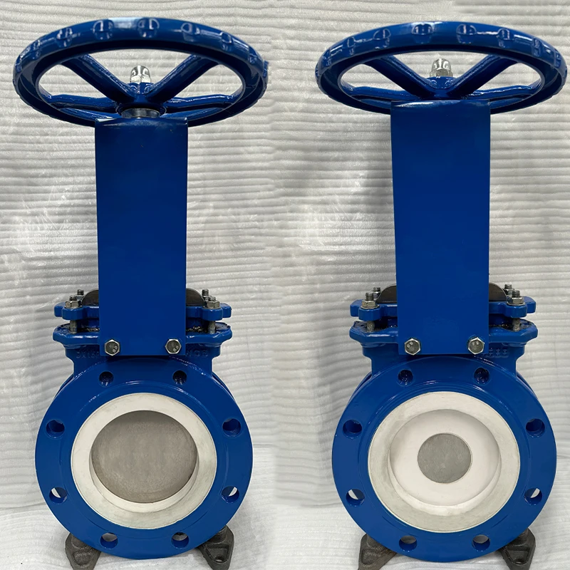 Cast steel stainless steel Ceramic knife gate valve Ceramic gate valve