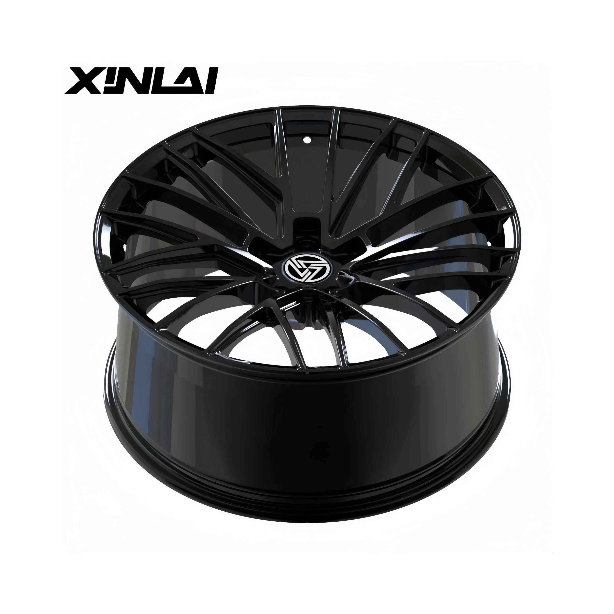 XINLAI Deep Concave Bright Light Brushed Wheels 5X120 5X112 5X114.3 19 20 2122 23 Inch Forged Passenger Car Wheels for Car - Image 1