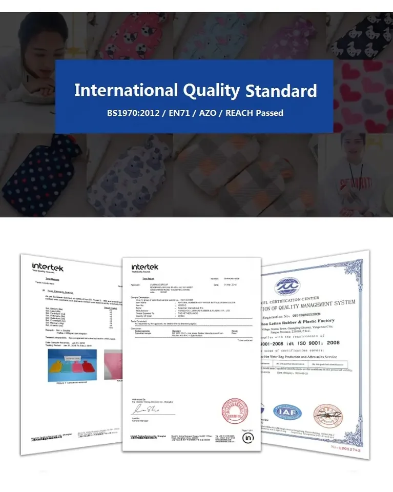 Большая износостойкая резиновая длинная сумка для бутылок с горячей водой тисненой сеткой плюшевая