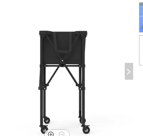 Aluminum Alloy Canvas ABS Portable Ball Cart and Tennis Ball Cart for Training Ball Cart Tennis