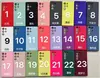 Silicone bleu 20 pièces/modèle/couleur 100 pièces/modèle
