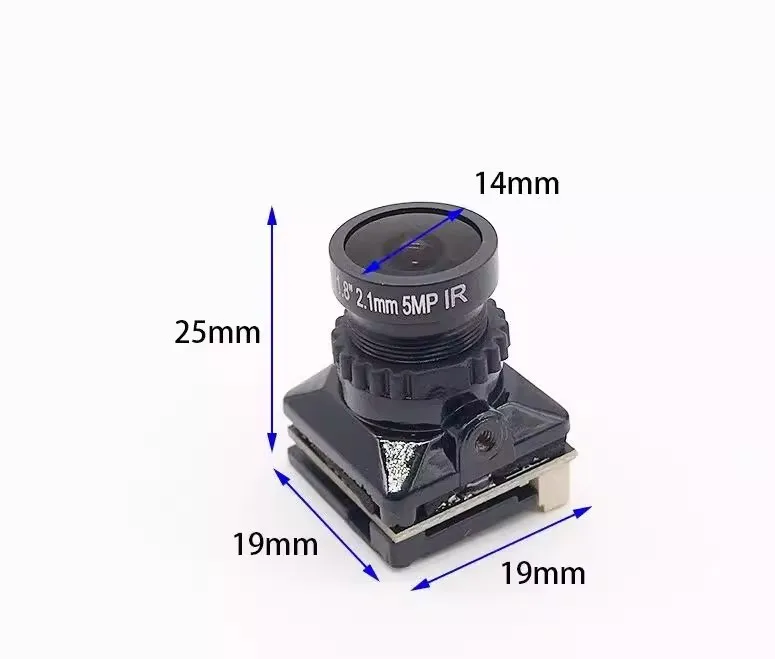 1500TVL With OSD Internal RC Accessories Mini FPV Camera 2.1mm Lens B19 Camera manufacture