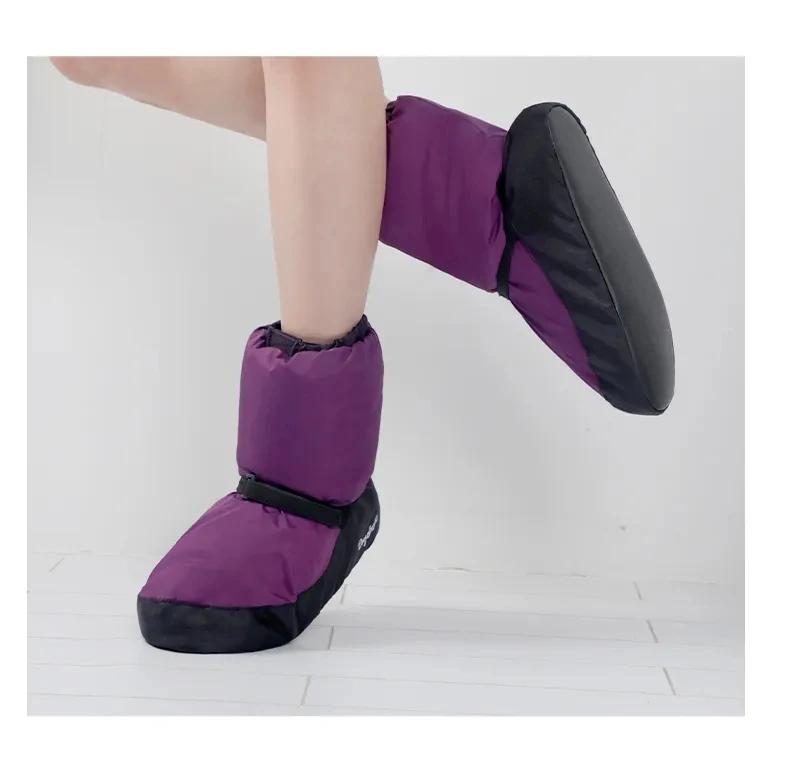 2023 Elasta Bootie Ballet Warm Up For Women Dance Training Shoes Winter
