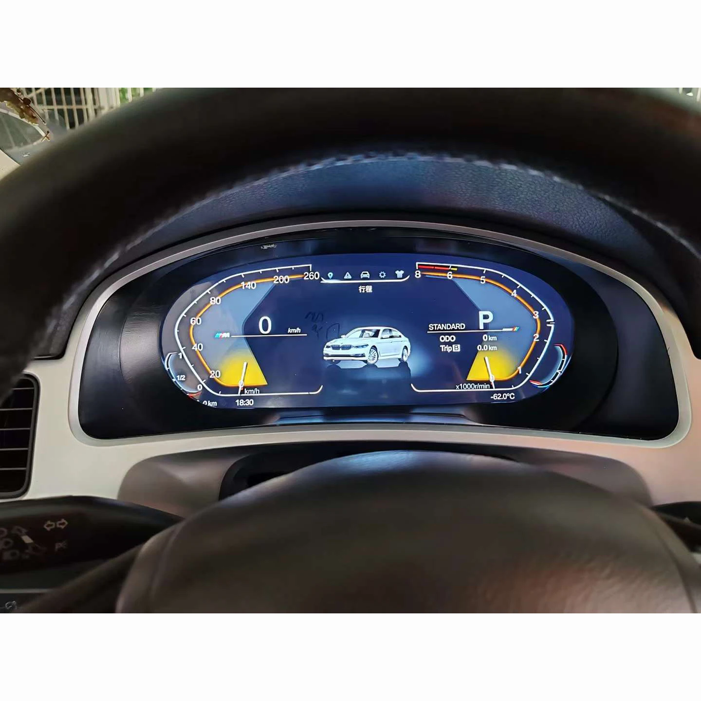 New Arrival LCD Digital Dashboard Panel Display for Volkswagen VW Touareg 2003-2010 Virtual Instrument Cluster LCD Speedometer