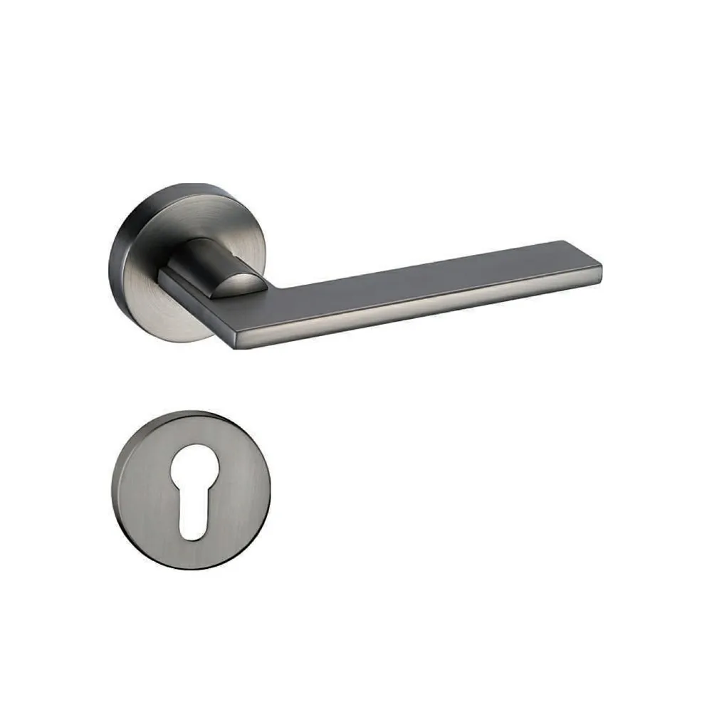 Transparent Acrylic Door Handle Fixing Clamp Western Pocket Door Handle